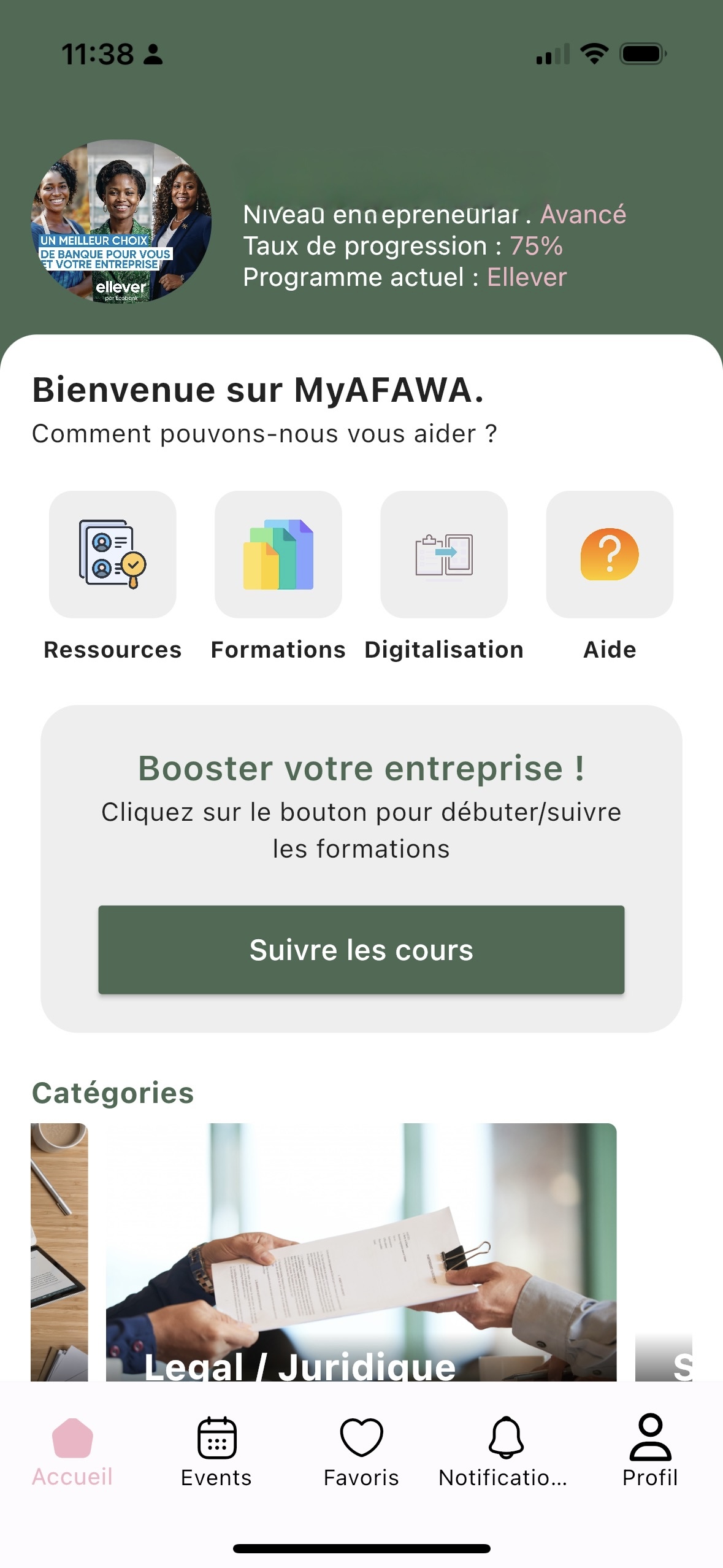 Application mobile Ellever